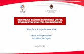 Prof. Dr. H. R. Agus Sartono, MBA Deputi Bidang Koordinasi ...bsnp-indonesia.org/wp-content/uploads/2018/05/... · tinggi hanya 9,8%. Dengan kata lain, anak-anak dari keluarga miskin