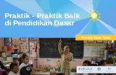 Praktik Baik di Pendidikan Dasar - developmentchannel.id fileInovasi Pendidikan (Stocktake) Studi pemetaan inovasi pendidikan di Jawa Timur ini bertujuan untuk mendokumentasikan inovasi
