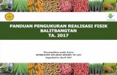 PANDUAN PENGUKURAN REALISASI FISIK BALITBANGTAN …jatim.litbang.pertanian.go.id/wp-content/uploads/2018/06/Pengukuran-Realisasi-Fisik...a. Proposal 100 10 b. Penyiapan bahan penelitian