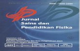 eprints.unm.ac.ideprints.unm.ac.id/4219/1/JURNAL SAINS DAN PENDIDIKAN FISIKA (DESEMBER...Dr. Tasrief Surungan, M.Sc (Prodi Fisika Univ. Hasanuddin, Makassar) PENYUNTING PELAKSANA Prof.