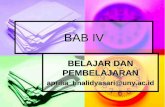 BAB IV - Staff Site Universitas Negeri Yogyakartastaff.uny.ac.id/sites/default/files/pendidikan/aprilia-tina-lidyasari-mpd/belajar-dan... · mempengaruhi belajar, dan motivasi belajar
