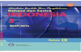 BAHASA DAN SASTRA INDONESIA - mirror.unpad.ac.id fileii Bahasa Indonesia IX SMP/MTs Hak Cipta pada Departemen Pendidikan Nasional Dilindungi Undang-undang Membuka Jendela Ilmu Pengetahuan