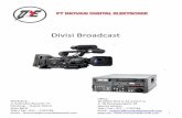 Divisi Broadcast - inovasielektronik.cominovasielektronik.com/folder/broadcast.pdf · vtr (video tape recorder ) dsr 45 dsr 1600 / 1800 sony hvr m35 sony uvw 1800 sony pvw 2800 sony