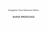 Teori Ekonomi Mikro - ditiya.staff.gunadarma.ac.idditiya.staff.gunadarma.ac.id/Downloads/files/61764/Pertemuan+7+Biaya+Produksi.pdfBiaya tetap total (Total fixed cost/TFC) ... •