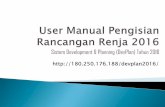 User Manual Pengisian Musrenbang 2015103.52.146.34/ebudgeting2017p/user_manual.pdf · Keterangan : Selain untuk melaksanakan perencanaan pembangunan sesuai dokumen perencanaan, sistem