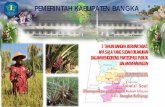 PEMERINTAH KABUPATEN BANGKAbappeda.bangka.go.id/sites/default/files/dokumen...MISI RPJMD 2014-2018 1. •Mewujudkan Pertanian yang Tangguh 2. •Mewujudkan Tata Pemerintahan yang Bersih