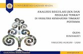 ANALISIS REGULASI JKN DAN REGULASI TERKAIT DI FASILITAS ...indonesia-implementationresearch-uhc.net/ir/images/Webinar-COP/2-Rimawati... · PDF fileanalisis regulasi jkn dan regulasi