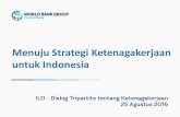 Menuju Strategi Ketenagakerjaan untuk Indonesia - ilo.org filepengentasan ketimpangan dan percepatan pertumbuhan ekonomi ... migrasi yang aman strategi ketenagakerjaan dibutuhkan untuk