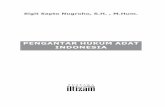 PENGANTAR HUKUM ADAT INDONESIA - e-repository.perpus ...e-repository.perpus.iainsalatiga.ac.id/4617/1/Pengantar Hukum Adat.pdfHukum Adat Indonesia sebagai bagian kasanah hukum yang