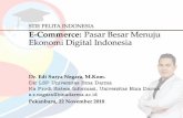 E-Commerce: Pasar Besar Menuju Ekonomi Digital Indonesiaeprints.binadarma.ac.id/3885/1/E-Commerce Pasar... · STIE PELITA INDONESIA E-Commerce: Pasar Besar Menuju Ekonomi Digital