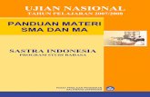 UJIAN NASIONAL - istiyanto.comistiyanto.com/wp-content/uploads/2008/04/sastra-indonesia.pdf · sma/ma ©hak cipta pada pusat penilaian pendidikan – balitbang – depdiknas i ujian