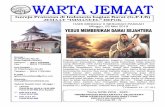 Gereja Protestan di Indonesia bagian Barat …gpibimmanueldepok.org/wp-content/uploads/2019/05/Warta...Sambutan dan Ucapan Selamat Datang Jemaat yang dikasihi oleh Yesus Kristus, Presbiter