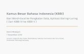 Kamus Besar Bahasa Indonesia (KBBI)compling.hss.ntu.edu.sg/who/david/slides/kbbi1.pdf · Lima puluh genus terbanyak di KBBI IV Kata Frek. Kata Frek. Kata Frek. Kata Frek. orang 2703