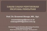 Prof. Dr. Ernawati Sinaga, MS., Apt. - kopertis3.or.idkopertis3.or.id/v5/wp-content/uploads/Materi-Prof.-Erna.pdf · penelitian (satu proposal sebagai ketua dan satu proposal sebagai