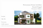Perencanaan Desain Arsitektur Rumah Tinggal Denah Instalasi Air Kotor Lantai 1 RAW Architect Syam.S