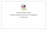 LAPORAN KINERJA DOSEN AKADEMI KESEHATAN JOHN …akjp2.ac.id/wp-content/uploads/2017/05/LKD-2015-2016.pdfMengajar Mata Kuliah Pancasila SK 1 6 bulan ... 2. Mengembangkan program perkuliahan