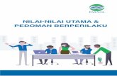 NILAI-NILAI UTAMA & PEDOMAN BERPERILAKUpalyja.co.id/wp-content/uploads/2016/08/BookletNi... · Menciptakan keterbukaan dan informasi sesama rekan kerja untuk mendukung kerjasama &