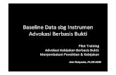 Baseline Data sbgInstrumen AdvokasiBerbasisBuktitrainingadvokasi.smeru.or.id/cso/file/11.pdf · Contoh(1): StudiBaseline untuk Program PenguatanUKM diSleman – Apasajajenis-jenisUKM