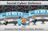 Social Cyber Defence - dunianopy.comdunianopy.com/wp-content/uploads/2018/11/Social-Cyber-Defense.pdfisu sentral keamanan informasi •data pribadi itu apa saja ? •data kita di bank