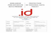 KEBIJAKAN PROTECTION PERLINDUNGAN OF PERSONAL … · /III/2017/PANDI-Publik Doc. No: 007/K/DNP/Kebijakan ... 5.1.5. Registrant consent Registrar and Registry to showcase assurance
