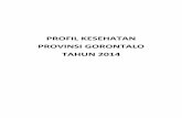 PROFIL KESEHATAN PROVINSI GORONTALO TAHUN 2014 · Profil Kesehatan Tahun 2014 ... Bone Bolango, 1.984,3 Km2 : ... angka kemiskinan Provinsi Gorontalo dalam kurun waktu tahun 2011