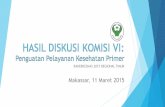 Makassar, 11 Maret 2015 - depkes.go.iddepkes.go.id/resources/download/rakerkesnas-2015/reg-timur/Komisi 6.pdf · pemeliharaan perangkat lunak a. Validitas data kurang Validasi data