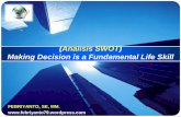 Making Decision is a Fundamental Life Skill · Analisis SWOT Menyusun dan Menentukan Faktor-Faktor Strategis ... Jika perusahaan atau institusi pada kuadran ini merupakan situasi