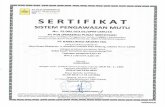  · 2016-07-25 · memberikan Sertifikat Penggunaan tanda LMK berdasarkan Peraturan Direksi PT PI-N (Persero) ... dan telah dinyatakan lulus pengujian serah terima_