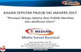 KAJIAN SEPUTAR PILGUB DKI JAKARTA 2017 - median.or.id · Menjadi penting bagi lembaga riset untuk mempelajari lebih dalam apa yang difikirkan warga Jakarta tentang fenomena ini. Dalam