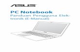PC Notebook - Asusdlcdnet.asus.com/pub/ASUS/nb/S400CA/ID7598_eManual_S400CA.pdf · fungsi multimedia lainnya. CATATAN: Tata letak keyboard beragam menurut model atau kawasan. Bidang