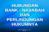 HUBUNGAN BANK - NASABAH DAN PERLINDUNGAN …fh.unsri.ac.id/userfiles/8 - HUBUNGAN BANK DENGAN NASABAH.pdf · (pasal 29 (2) uu 10/1998) uu 24/2004 tentang lembaga penjamin simpanan