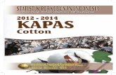 STATISTIK PERKEBUNAN INDONESIA 2012-2014ditjenbun.pertanian.go.id/tinymcpuk/gambar/file/statistik/2014/KAPAS Ok.pdf · luas areal, produksi, produk vitas baik secara nasional maupun