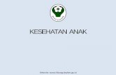 KESEHATAN ANAK - biofarmaka.ipb.ac.idbiofarmaka.ipb.ac.id/biofarmaka/2014/Riskesdas2013 - Diseminasi...Website:  Proporsi Anak dengan Berat Badan