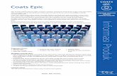 epic Coats Epic · Bersertiﬁkat Öko-Tex Standard 100, kelas I, kelas yang paling ketat dalam bidang item tekstil untuk bayi dan balita. Memenuhi daftar substansi Coats yang terbatas.