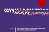 ANALISIS KUNJUNGAN WISMAN ATAWANCANEGARA · KATA PENGANTAR Analisis Kunjungan Wisatawan Mancanegara ke Indonesia ini merupakan suatu analisis terhadap perkembangan kedatangan wisatawan