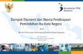 Dampak Ekonomi dan Skema Pembiayaan Pemindahan Ibu Kota … Menteri PPN... · Indonesia, sementara itu daerah-daerah lain memiliki jumlah penduduk sangat rendah (