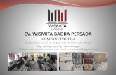 CV. WISMITA BADRA PERSADA - wismitamarmer.comwismitamarmer.com/wp-content/uploads/2016/11/Company-Profile-CV... · B. Sistem Semi Basah (Semi Wet System) Sistem pemasangan ini pada