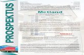 PROSPEKTUS - metland.co.id fileperseroan tidak menerbitkan saham hasil penawaran umum ini dalam bentuk surat kolektif saham, tetapi saham tersebut akan didistribusikan dalam bentuk