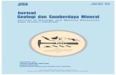 Jurnal Geologi dan Sumberdaya Mineral - res. Diterbitkan oleh : PUSAT SURVEI GEOLOGI BADAN GEOLOGI