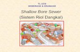 TL-3230 SEWERAGE & DRAINAGE Shallow Bore Sewer (Sistem ... · SEWERAGE & DRAINAGE. PREFERRED COMMUNITY-BASED SANITATION OPTIONS Simplified Community Sewerage Shared Septic Tank Community