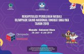 OLIMPIADE SAINS NASIONAL (OSN) TAHUN 2019 TINGKAT SMA… · rekapitulasi perolehan medali olimpiade sains nasional (osn) tahun 2019 tingkat sma/ma