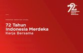 PEDOMAN IDENTITAS VISUAL 72 Tahun Indonesia Merdeka · Melalui semboyan ini pula masyarakat diingatkan untuk kembali bersama-sama bersatu dalam perbedaan dan melanjutkan perjuangan