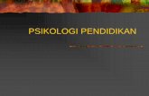 PSIKOLOGI PENDIDIKAN - staffnew.uny.ac.idstaffnew.uny.ac.id/upload/132310877/pendidikan/psikologi+pendidikan.pdf · psikologi dalam bidang pendidikan. Dalam psikologi pendidikan dibahas
