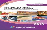 bulelengkab.go.id · PENGELUARAN UNTUK KONSUMSI PENDUDUK INDONESIA PER PROVINSI 2010 Expenditure for Consumption of Indonesia by Province 2010 Seri - Serie: ISSN - ISSN : 1979-9942