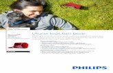 Ukuran kecil, bass besar - download.p4c.philips.com · Philips PixelPop speaker portabel nirkabel Bluetooth® Tahan cipratan Tali ringkas Baterai isi ulang 8 jam BT110R Ukuran kecil,