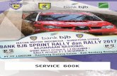 SERVICE BOOK - imi-sumut.or.idimi-sumut.or.id/wp-content/uploads/2017/11/service-book.pdfuntuk Kejurnas Sprint Rally maupun Kejurnas Rally ditahun-tahun sebelumnya. BANK BJB SPRINT