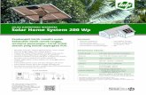 SOLUSI ELEKTRIFIKASI HEXAMITRA Solar Home System 200 Wp fileKabel 2 x 2,5 mm : 10 m 2 x 1,5 mm : 25 m Frame Support Hot Deep Galvanized • Tiang: Besi Bulat ø1”, 1,5 m • T-Support: