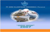 PT. BIRO KLASIFIKASI INDONESIA LAPORAN TAHUNAN 2007bki.co.id/file_download/annual-report-2007-765929-popoji.pdf · Sebagai perusahaan yang menerapkan sistem manajemen mutu berdasarkan