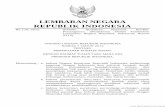 LEMBARAN NEGARA REPUBLIK INDONESIA - jogloabang.com · hoc yang dibentuk untuk menyelesaikan Konflik di luar pengadilan melalui musyawarah untuk mufakat. 9. Pemerintah adalah Presiden