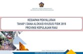KESIAPAN PENYALURAN TAHAP I DANA ALOKASI KHUSUS FISIK …djpbn.kemenkeu.go.id/kanwil/kepri/images/pengumuman/DAKDD2018/Langkah... · kementerian keuangan republik indonesia kesiapan